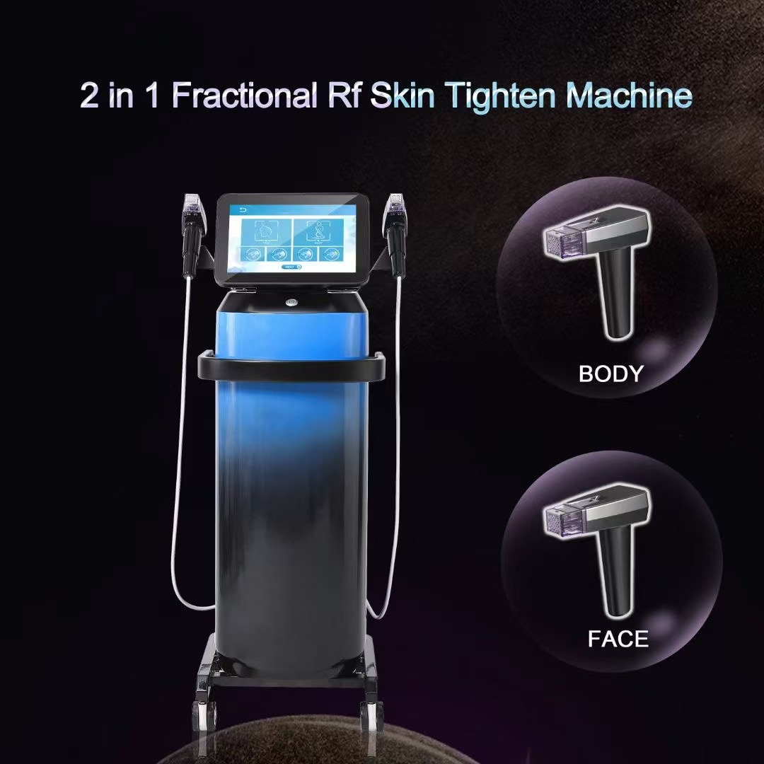 2 in 1 fractional RF skin tighten machine